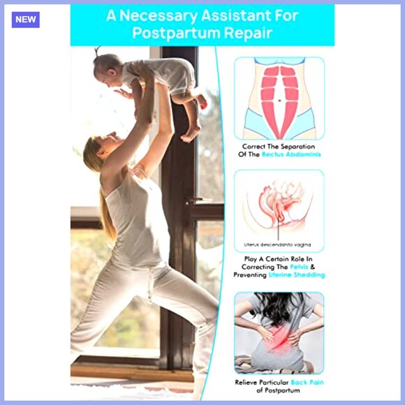 Short Torso Waist Trainer with 9 Steel Bones, 80% Neoprene + 20% Nylon - Picture 5 of 7